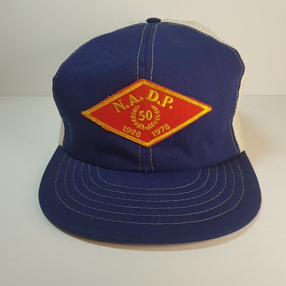 Vintage 70s NADP Hat Snapback Farmer Trucker Hat Classic Cap 50 Years 1928 1978 - Picture 11 of 16